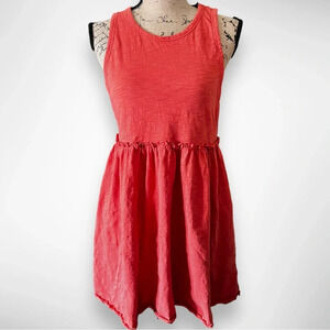 FOREVER 21 Women's Rust/Orange‎ Sleeveless Skater Mini Dress Medium | EUC